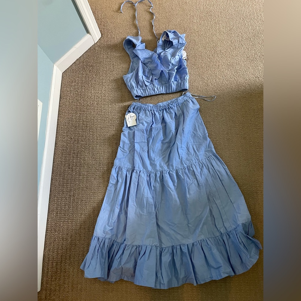 Blue matching set